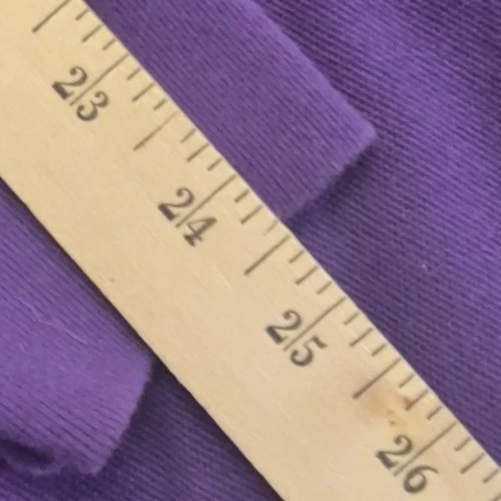 Polo Ralph Lauren men's long sleeve purple polo shirt 100% Cotton pullover logo